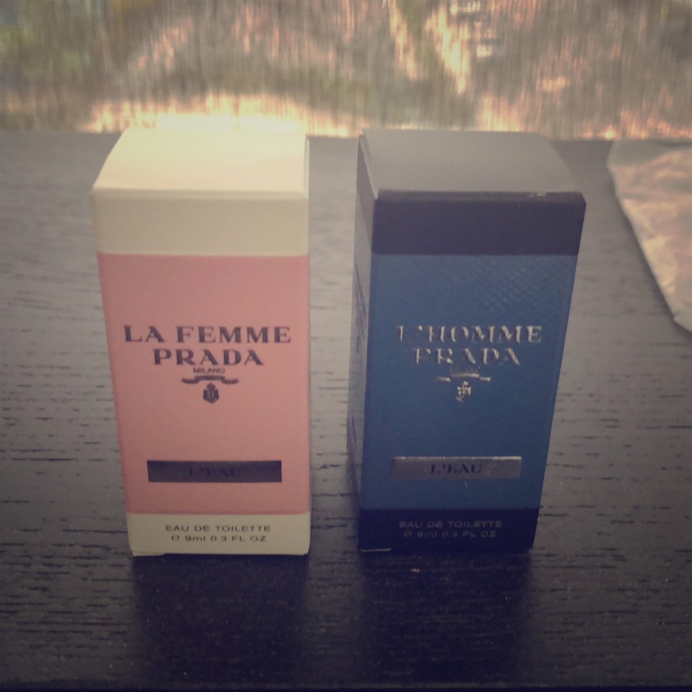 Brand New Prada La Femme and Prada L’Homme